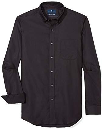 Amazon Brand - BUTTONED DOWN Men's Classic Fit Button-Collar Supima Cotton Dress Casual Shirt