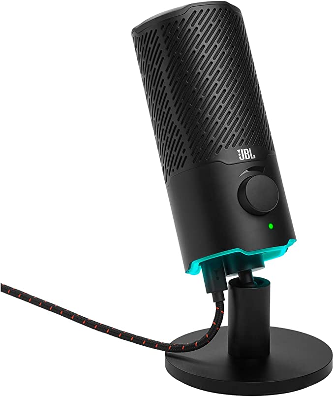 JBL Quantum Stream: Dual Pattern Premium USB Microphone for Streaming, Recording and Gaming