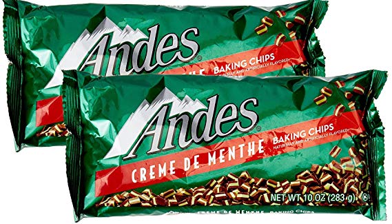 Andes Creme de Menthe Chocolate Mint Baking Chips 10oz - 2 Unit Pack