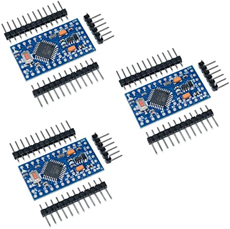 HiLetgo 3pcs Pro Mini ATmega328P 3.3V 8M Module Board with Crystal Oscillator Compatible Arduino Pro Mini Replace ATmega128