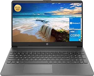 HP 15.6 FHD Newest Flagship Business Laptop, Intel 4-Core i3-1215U up to 4.4GHz (Beat i5-1155G7), 16GB RAM, 1TB NVMe SSD, Fast Charge, Numpad, Bluetooth, Wi-Fi, HDMI, Windows 11