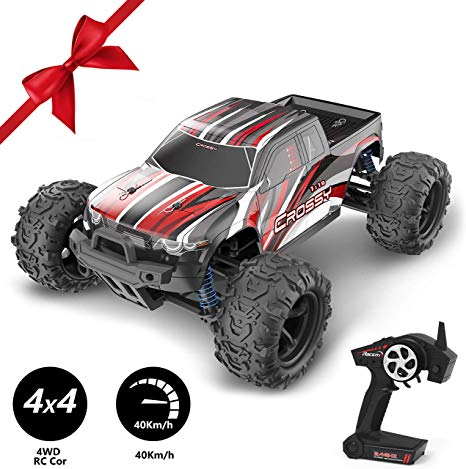 VOLANTEX RC Remote Control Car, Terrain RC Car, Radio Control 4WD Off-Road Monster Truck 1:18 Scale 30MPH High Speed All Terrain RC Vehicle for Kids or Adults, Boys or Girls (785-1)