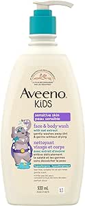 Aveeno Kids Face & Body Wash, 532 mL