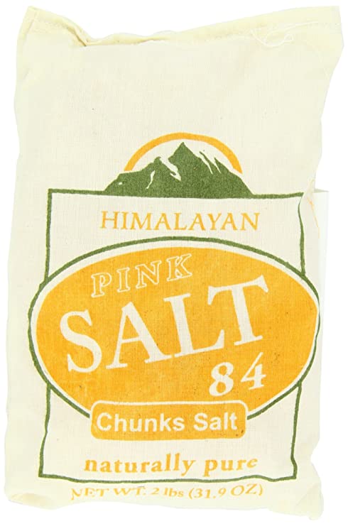 Himalayan Chef Chunks Himalayan Salt Bag, 100% Authentic Pure Pink Himalayan Rock Salt Chunks - 2 Pound
