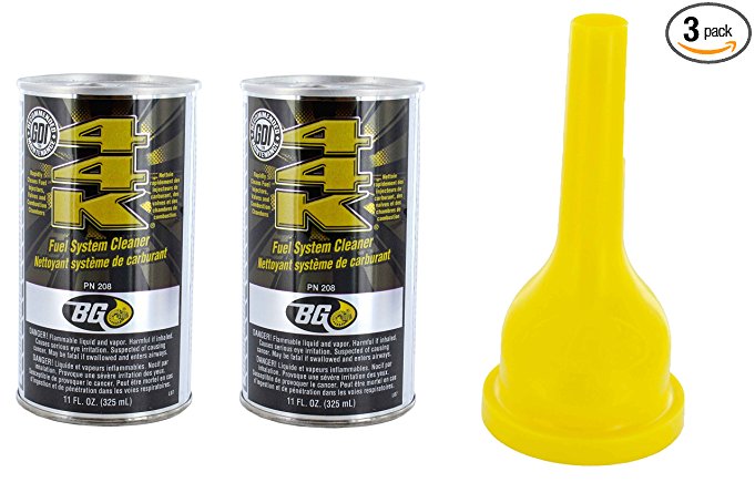 BG 44K Fuel System Cleaner with/BG Funnel- 2 Cans