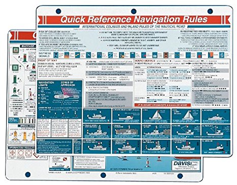 Davis Instruments Navigation Rules Quick Reference Card