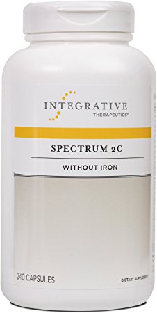 Integrative Therapeutics - Spectrum 2C - High Potency Multivitamin Without Iron for Maximum Bioavailability - 240 Capsules