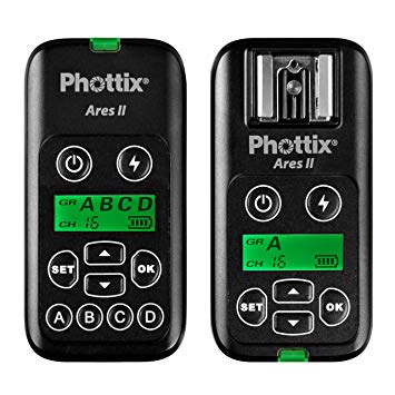 Phottix Ares II Wireless Flash Trigger Kit - Transmitter and Receiver (PH89550)