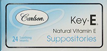 Carlson Key-e Suppositories, 24-Pack