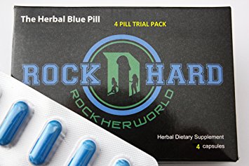 ROCKNHARD (TRIAL PACK)----The Herbal "BLUE" Pill Feel 18 again without all the long term side effects Strongest Product on the Market today