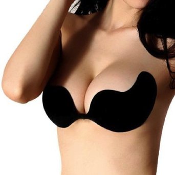 Tidetell® Strapless Deep V Wing Breast Pad Push-up Invisible Bra (FBA)