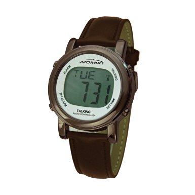 Men's Atomix® LCD Atomic Talking Watch