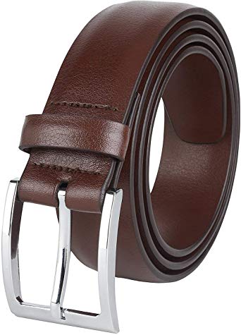 The Savile Row Company Mens Dress Leather Belt 35MM 1.38" wide Black Brown Tan & Reversible