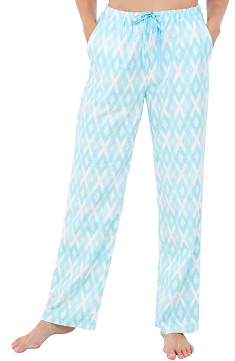 Alexander Del Rossa Womens Flannel Pajama Pants, Long Cotton Pj Bottoms