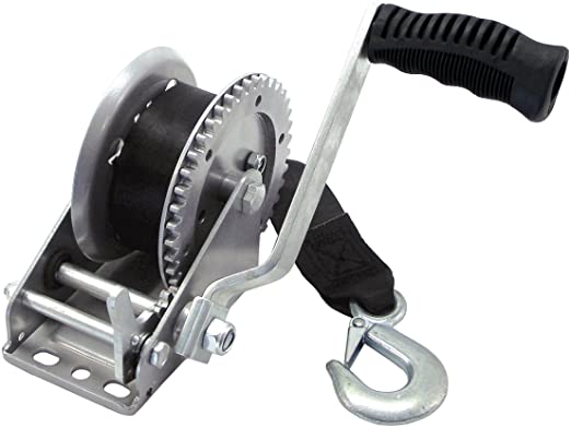 Shoreline Marine Trailer Winch (1200 Lbw/Strap)