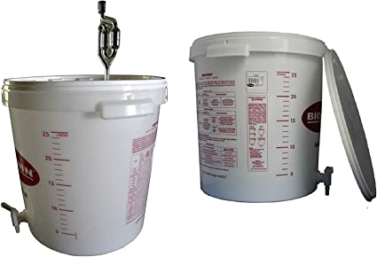 30 Litre Fermenting Switch Fermentation Bucket for Beer or Wine with Drain Tap and Single Airlock Bubbler FREE SAME DAY POSTAGE