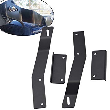For 50'' LED Light Bar Upper Roof Windshield Mounting Bracket Kit Fit for Jeep Cherokee XJ 1984-2001 No Need Drilling