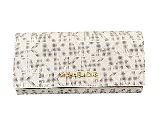 Michael Kors Jet Set Travel PVC Carryall Lettering Wallet