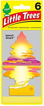 Little Trees Car Air Freshener 6-Pack (Sunset Beach)