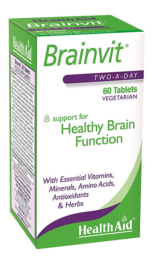 HealthAid BrainVit Vegetarian Tablet (Pack of 60)