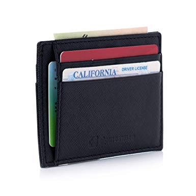 Alpine Swiss RFID Minimalist Slim Card Case Wallet