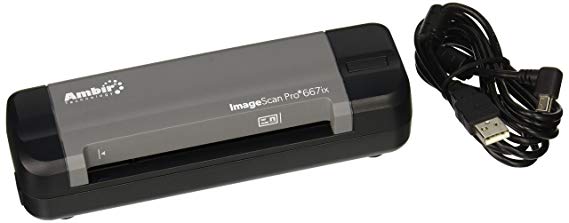 Ambir Simplex ID Card Scanner (PS667ix-AS) Simplex ID Card Scanner with AmbirScan