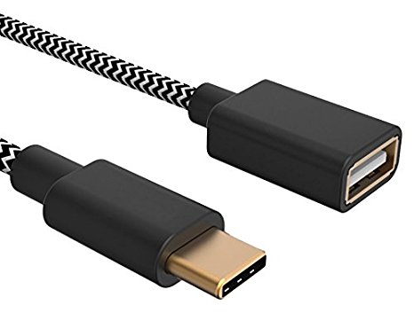 Milocos USB TYPEC 3011 Cable, Gold Plated ,Male to Type A USB Female Cable Adapter