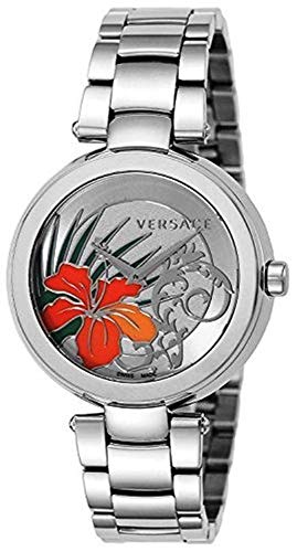 Versace Watch Mystique Hibiscus Silver Dial Ladies Watch I9Q99D1HIS099. ONLY ONE LEFT IN STOCK