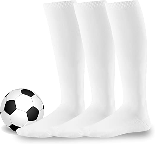 Soxnet Cotton Unisex Soccer Sports Team Socks 3 Pack