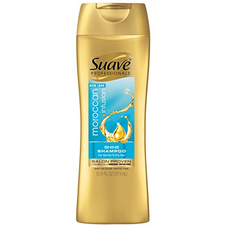 Suave Professionals Shine Shampoo, Moroccan Infusion 12.6 oz