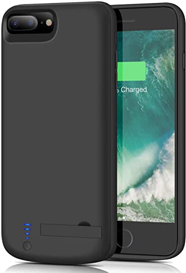 QLSMEB Battery Case for iPhone 6 Plus/6s Plus/7 Plus/8 Plus - [8500mAh] Charging Case Battery for iPhone 6 Plus/6s Plus/7 Plus/8 Plus Rechargeable Battery Backup Portable Charger Case 5.5 inch