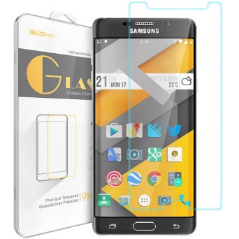 Galaxy Note 7 Screen Protector, SGM® Tempered Glass Screen Protector For Samsung Galaxy Note 7, [Easy-install Sticker] 0.2mm/2.5D/9H/Bubble Free