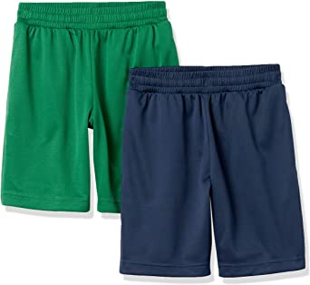 Amazon Essentials Boys' Active Performance Mesh Basketball Shorts