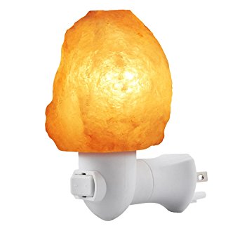 Salt Lamp,LANMU Salt Night Light,Salt Lamp Night Light,Natural Salt Lamp,Night Light with Wall Plug for Home,Living Room,Bedroom,Office,Air Purifier Lamp