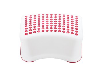 Girls Cranberry Red Stool - Great For Potty Training, Bathroom, Bedroom, Toy Room, Kitchen, and Living Room. Perfect For Your House