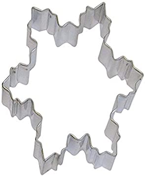 R&M Snowflake 4" Cookie Cutter in Durable, Economical, Tinplated Steel