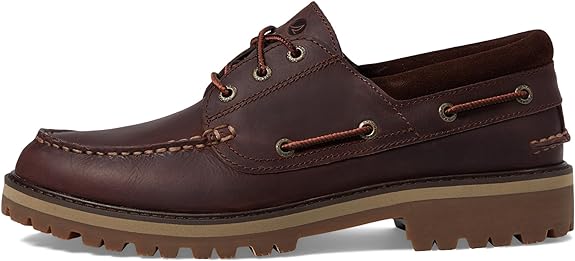 Sperry Men's Authentic Original Lug 3-Eye Boat Shoe, Brown, 12 Wide