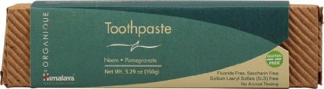 Neem and Pomegranate Fluoride-Free Toothpaste 529 Oz150gm