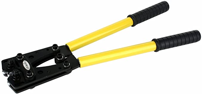 Steel Dragon Tools K05-1GL K-Series Mechanical Crimper for 8 AWG to 1/0 AWG with Rotating Dies