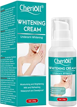 Underarm Whitening Cream,Natural Armpit Whitening Cream, Cream for Knees, Elbows, Sensitive & Private Areas, Whitens, Nourishes, Restores Skin