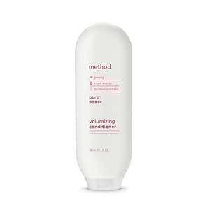 Method Volumizing Conditioner, Pure Peace with Rose, Peony, and Pink Sea Salt Scent Notes, Paraben and Sulfate Free, 13.5 oz (Pack of 1)