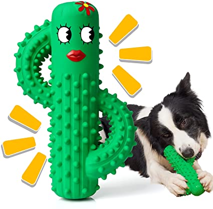 Rmolitty Dog Toys, Indestructible Tough Squeaky Dog Chew Toys, Puppy Teething Toys for Small Medium Dogs