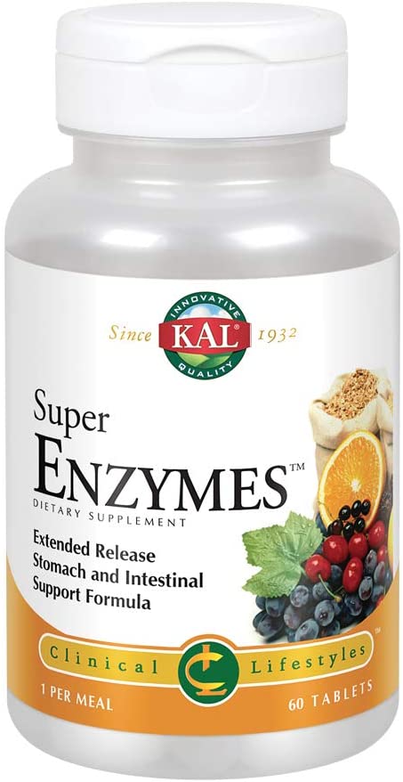 Kal Super Enzymes Tablets, 60 Count