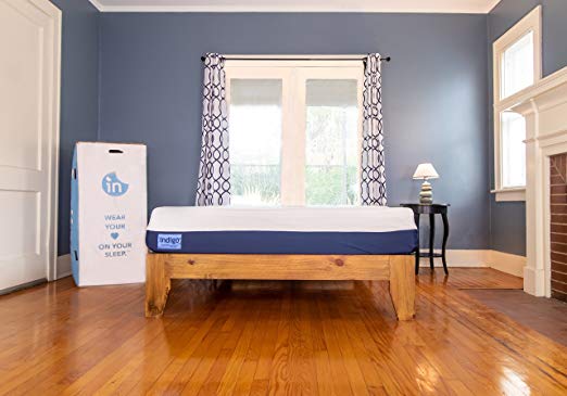 Indigo Sleep Classic Twin XL Mattress |Supportive Cool Gel Memory Foam |Great Sleep for Couples |Two Comfort Choices |CertiPUR-US|Non-Toxic |Patented |Clean & Safe|100 Night Trial