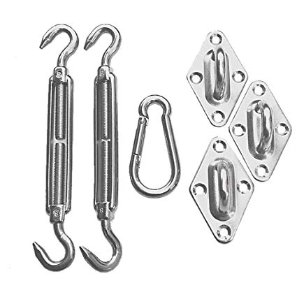 Bluedot Trading 6 inch Triangle Hardware kit, 6 in, Silver