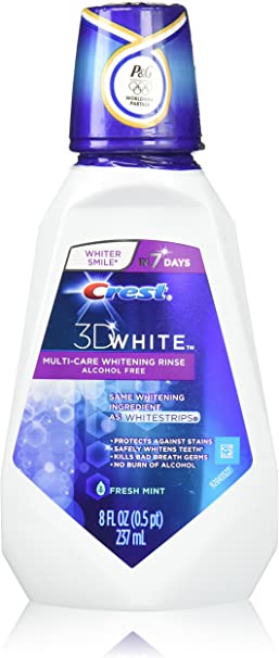 Crest 3D White Multi-Care Whitening Rinse Fresh Mint 237 mL