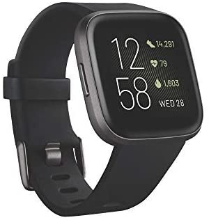 Fitbit Versa 2 Smartwatch per Benessere e Forma Fisica con Controllo Vocale, Punteggio del Sonno e Musica