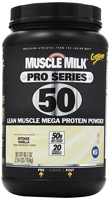 Cytosport Muscle Milk Pro Series Intense Supplement, Vanilla, 2.54 Pound