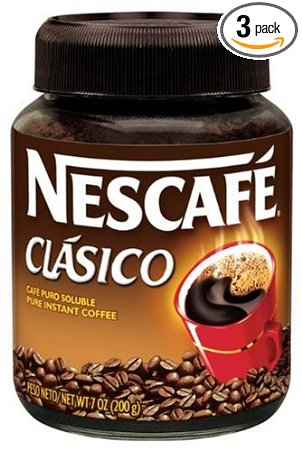 Nescafe Clasico Instant Coffee, 7-Ounce Jars (Pack of 3)