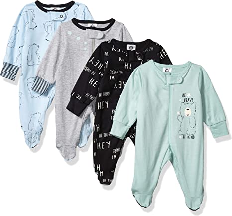 GERBER Baby Boys' 4-Pack Sleep 'N Play